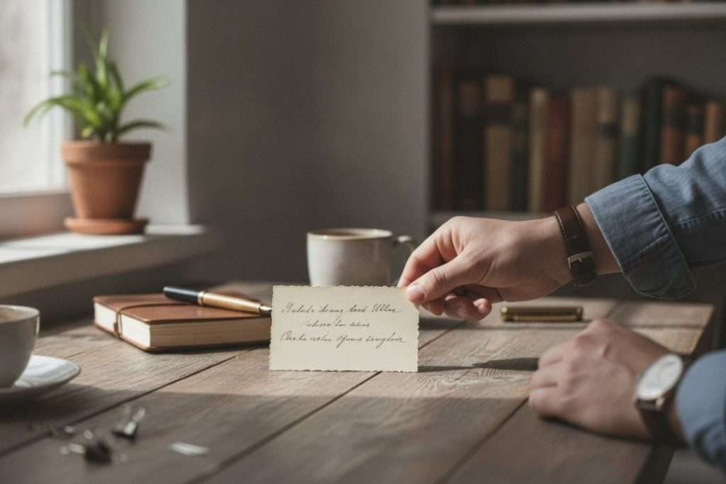 Petit mot gentil pour un collègue qui part : nos idées