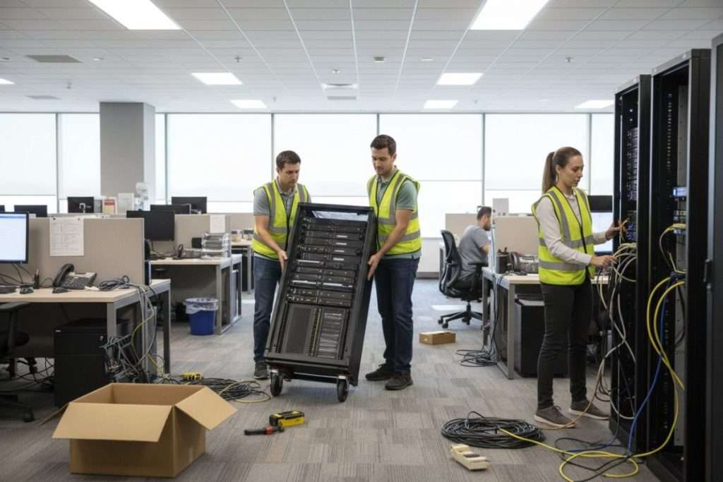 Déménagement salle informatique : migrer votre IT avec succès